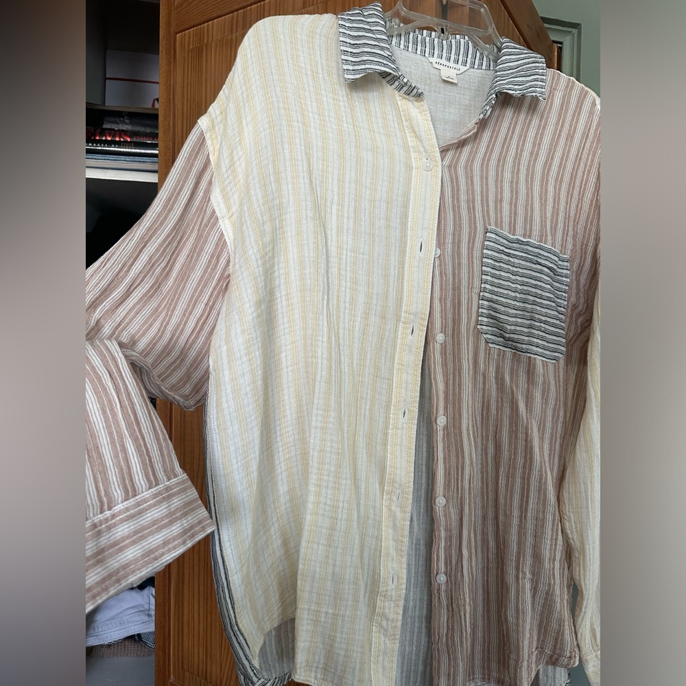 🎁aeropostale oversized vintage flannel - Picture 2 of 5
